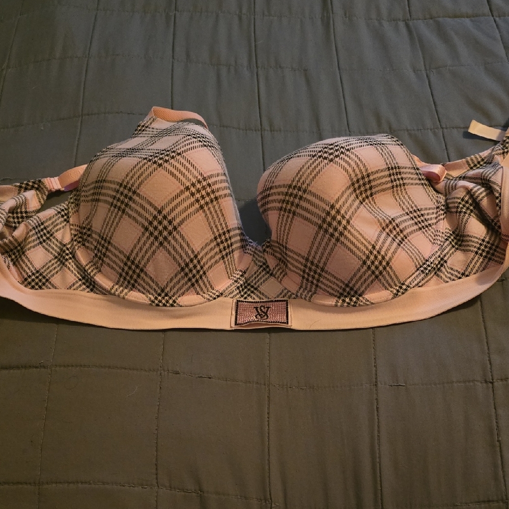 Victoria's Secret Pink Plaid Bra